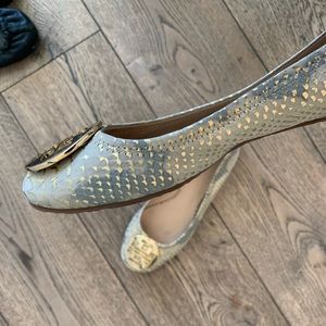 Tory Burch Snake Patterned Shoes